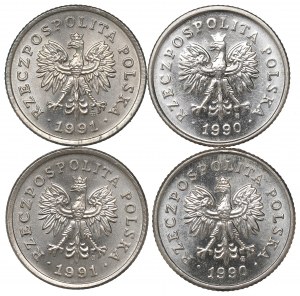 Third Republic, Set of 50 pennies 1990-91