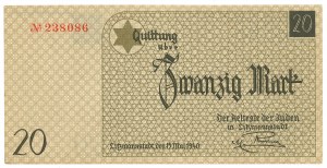 Litzammstadt Getto, 20 mark 1940 - PMG 64