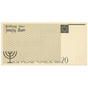 Litzammstadt Getto, 20 mark 1940 - PMG 64