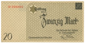 Litzammstadt Getto, 20 mark 1940 - PMG 64