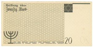 Litzammstadt Getto, 20 mark 1940 - PMG 64