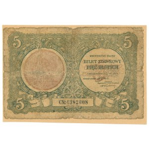 II RP, 5 złotych 1925 C - falsyfikat z epoki