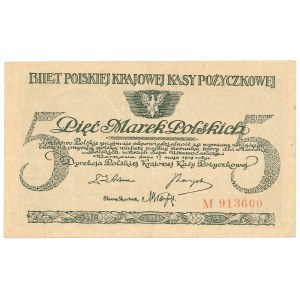 II RP, 5 marek polskich 1919 M