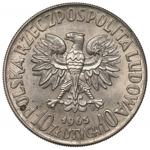 Peoples Republic of Poland, 10 zloty 1965 VII centuries of Warsaw - Specimen CuNi