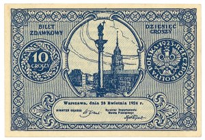 Second Republic, 10 pennies 1924