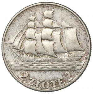II Republic of Poland, 2 zlote 1936, Ship