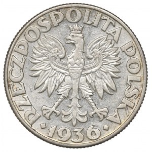II Republic of Poland, 2 zlote 1936, Ship