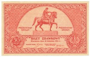 Second Republic, 50 pennies 1924