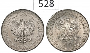 People's Republic of Poland, Set of 10 Gold 1965-66