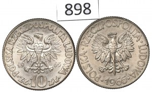 People's Republic of Poland, Set of 10 Gold 1965-66