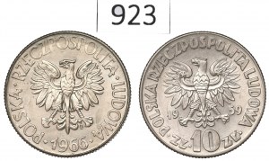 People's Republic of Poland, Set of 10 Gold 1959-66