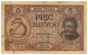 II RP, 5 gold 1919 S. 6. a. - period forgery