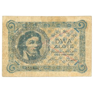 II RP, 2 złote 1919 S. 80. A - fałszerstwo z epoki