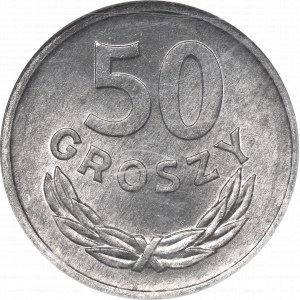 PRL, 50 groszy 1968 - NGC MS64