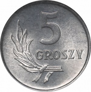 PRL, 5 pennies 1970 - NGC MS66
