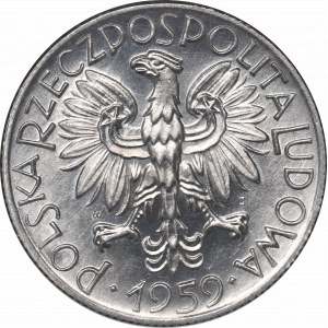 PRL, 5 zlotys 1959 Rybak - PCG