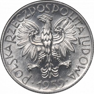 PRL, 5 zloty 1959 Fisherman - PCG