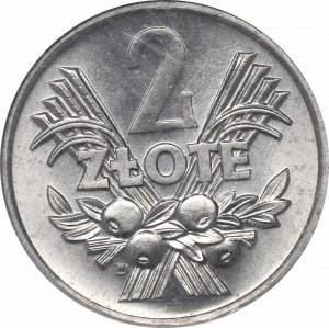 People's Republic of Poland, 2 zloty 1970 Berry - PCG
