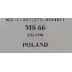 PRL, 2 złote 1970 Jagody - PCG