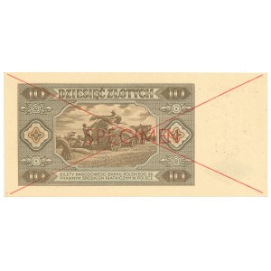 PRL, 10 złotych 1948 - AA8900000/1234567 - SPECIMEN