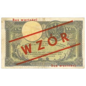 II RP, 500 złotych 1919 S.A. - WZÓR