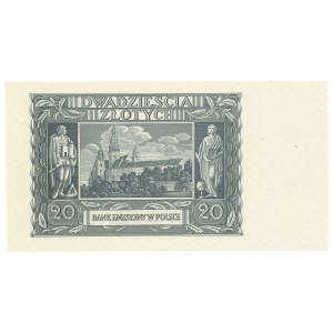 GG, 20 zloty 1940 O