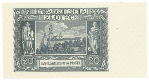 GG, 20 zloty 1940 O