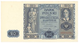 II RP, 20 zloty 1936 AA