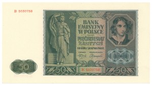 GG, 50 zloty 1941 B