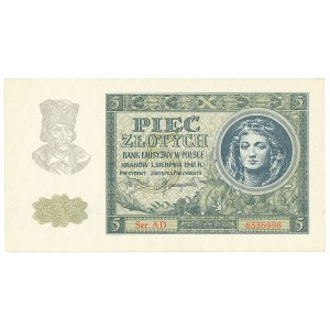 GG, 5 PLN 1941 AD