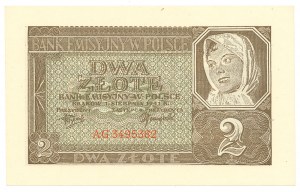 GG, 2 zloty 1941 AG