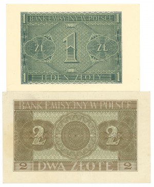 GG, 1 gold 1941 BB and 2 gold 1941 AA - set of 2 copies.