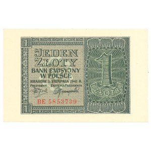 GG, 1 zloty 1941 BE