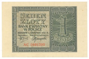 GG, 1 zloty 1941 AC
