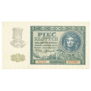 GG, 5 złotych 1941 AE