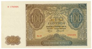GG, 100 gold 1941 D