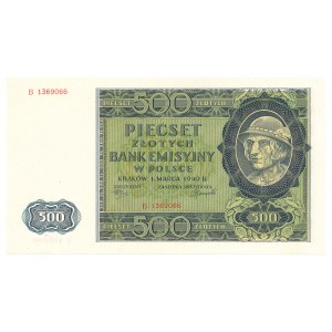 GG, 500 złotych 1940 B