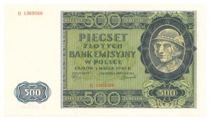 GG, 500 gold 1940 B