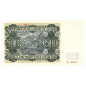 GG, 500 złotych 1940 B