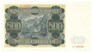 GG, 500 gold 1940 B