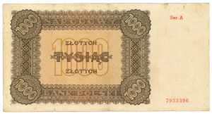 People's Republic, 1000 zloty 1945 A