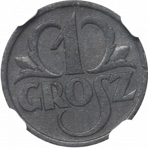 GG, 1 grosz 1939 - NGC MS63