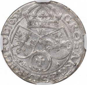 John II Casimir, 6 groschen 1659, Cracow - NGC MS61