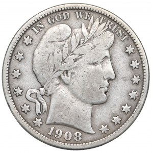 USA, Half dollar 1908 D