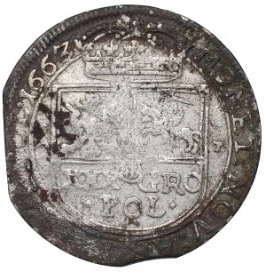 John II Casimir, 30 groschen 1663, Cracow