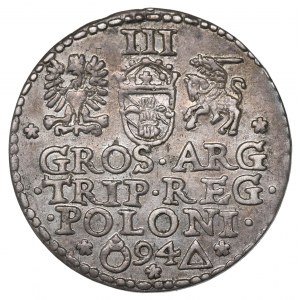 Sigismund III Vasa, 3 groschen 1594, Marienburg