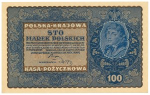 II RP, 100 Polish marks 1919 IJ Series X