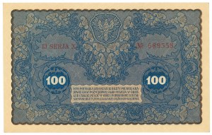 II RP, 100 Polish marks 1919 IJ Series X