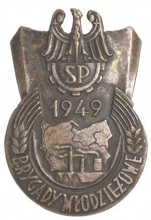 People's Republic of Poland, Youth Brigade Badge Serving Poland