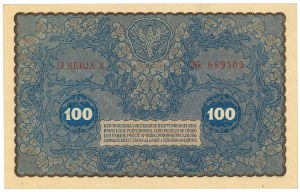 II RP, 100 Polish marks 1919 IJ Series X